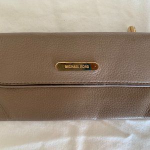 Michael Kors Tan Leather Wallet